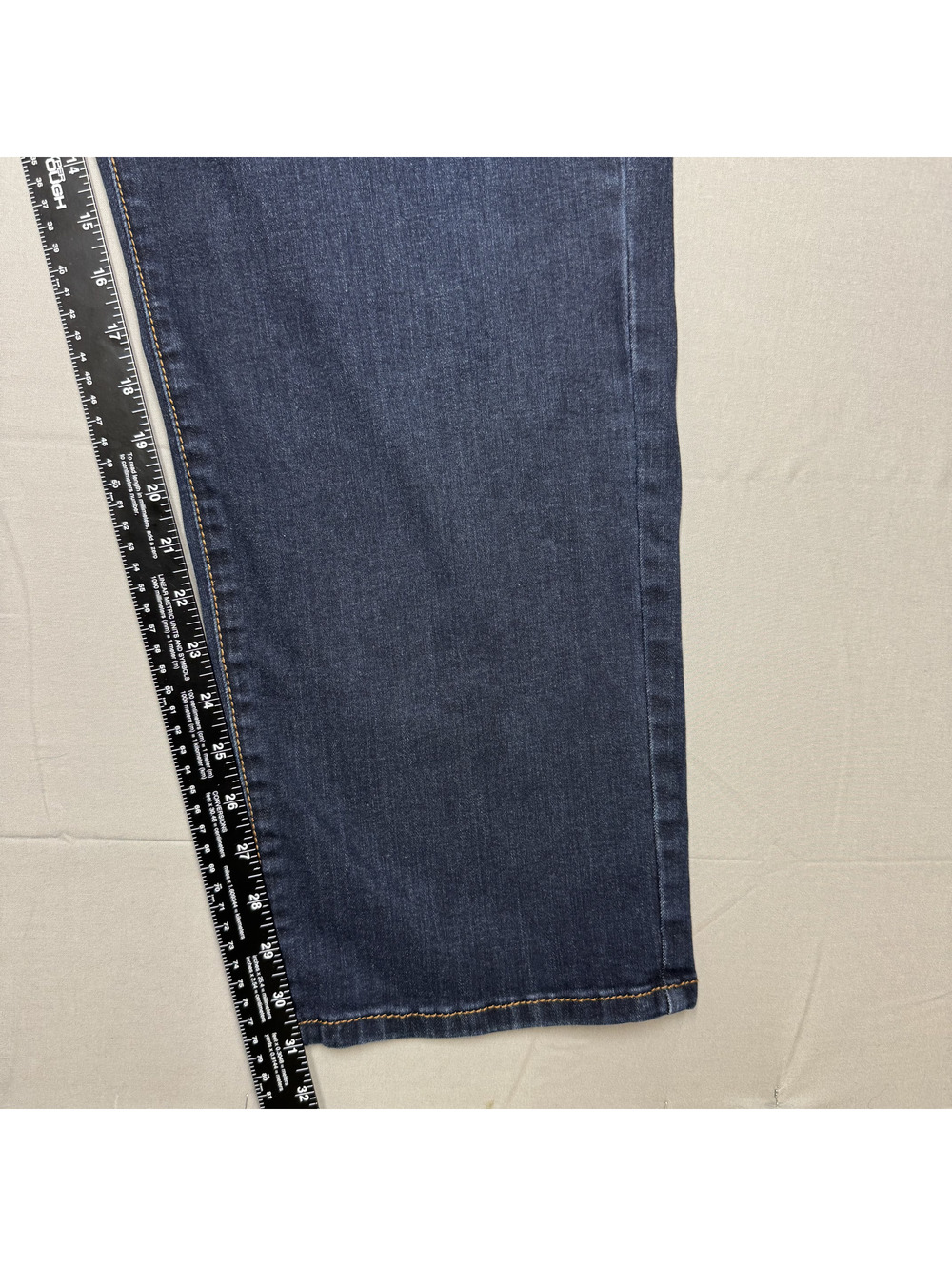 Lane Bryant Womens Tighter Tummy Straight Leg Cotton Denim Jeans Size 26 Blue - Picture 6 of 11